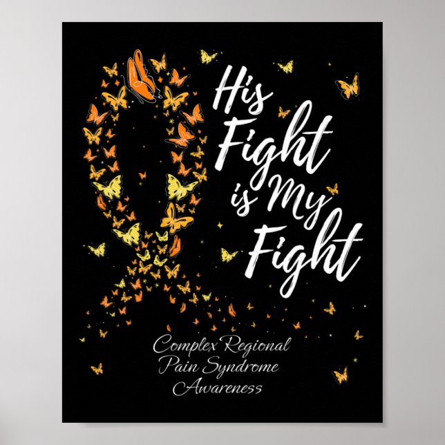 Sein Kampf Crps komplexe regionale Schmerzsyndrom  Poster (Vorne)