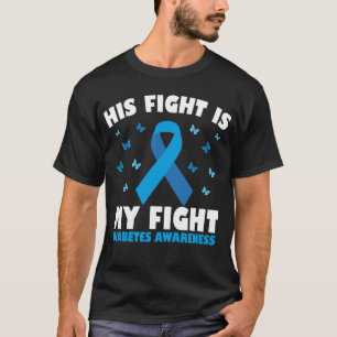 Sein Kampf gegen mein Diabetes-Bewusstsein T1D Rib T-Shirt