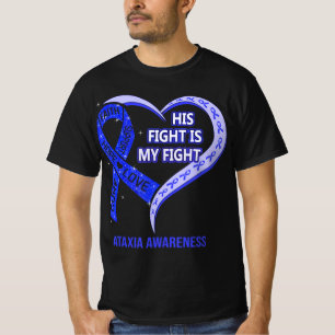 Sein Kampf ist mein Kampf Ataxie Bewusstsein Blaue T-Shirt