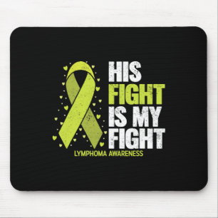 Sein Kampf ist mein Kampf Blutkrebs Lymphom-Bewuss Mousepad