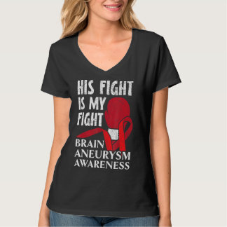 Sein Kampf ist mein Kampf gegen Aneurysma T-Shirt