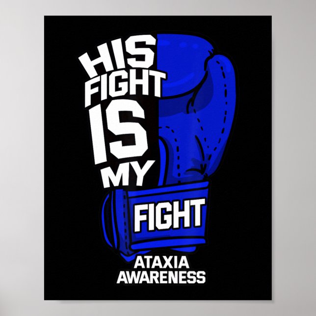 Sein Kampf ist mein Kampf gegen Ataxie Bewegungsst Poster (Vorne)