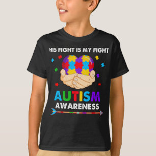 Sein Kampf ist mein Kampf gegen Autismus Bewusstse T-Shirt