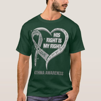 Sein Kampf ist mein Kampf gegen das Herz Asthma im T-Shirt