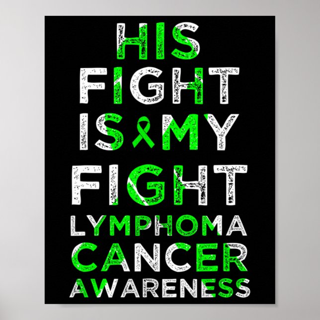 Sein Kampf ist mein Kampf gegen das Lymphom Blutkr Poster (Vorne)