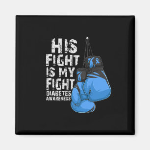 Sein Kampf ist mein Kampf gegen diabetische Diabet Magnet