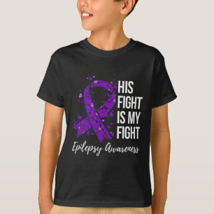 Sein Kampf ist mein Kampf gegen Epilepsie Bewussts T-Shirt