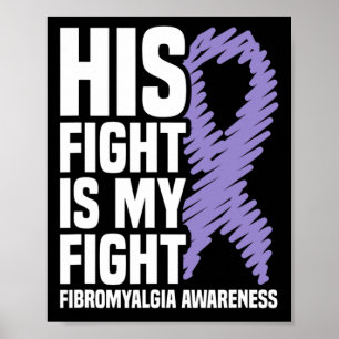 Sein Kampf ist mein Kampf gegen Fibromyalgie Bewus Poster