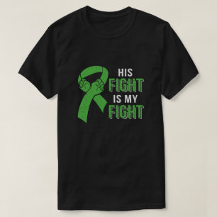 Sein Kampf ist mein Kampf gegen Leberkrebs grünes T-Shirt