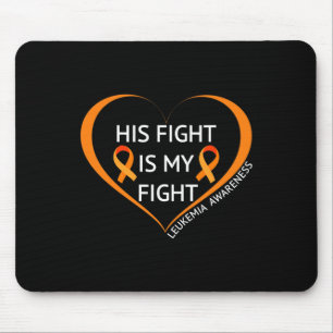 Sein Kampf ist mein Kampf gegen Leukämie Bewusstse Mousepad