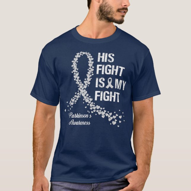 Sein Kampf ist mein Kampf gegen Parkinsen Aufkläru T-Shirt (Vorderseite)