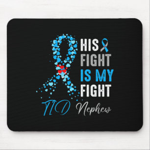 Sein Kampf ist mein Kampf gegen T1d Nephew Diabete Mousepad