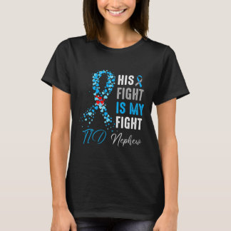 Sein Kampf ist mein Kampf gegen T1d Nephew Diabete T-Shirt