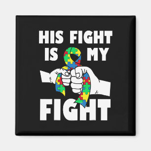 Sein Kampf ist mein Kampf Inspirierendes Autismusk Magnet