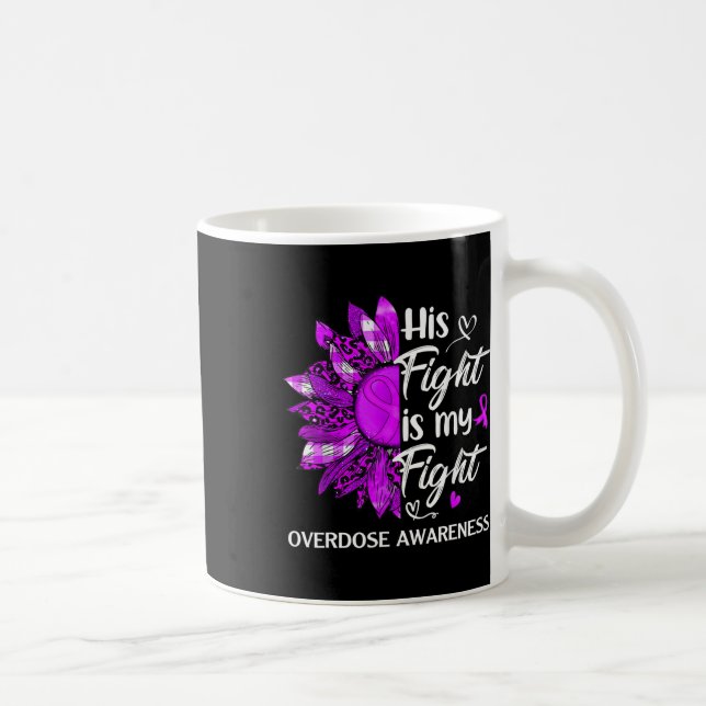 Sein Kampf ist mein Kampf Leopardensonnenblüte Kaffeetasse (Rechts)