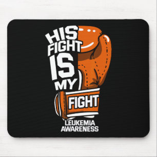 Sein Kampf ist mein Kampf Leukämie Bewusstsein Blu Mousepad