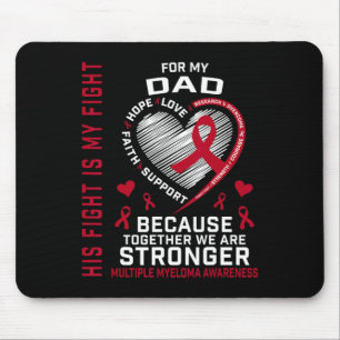 Sein Kampf ist mein Kampf Papa Multiples Myelom-Be Mousepad
