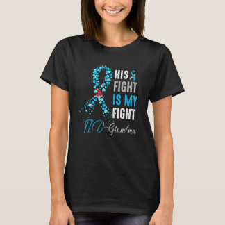 Sein Kampf ist mein Kampf T1D Oma Diabetes-Bewusst T-Shirt