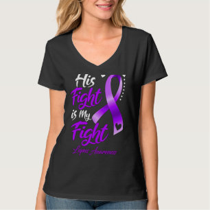 Sein Kampf ist mein Kampf um Lupus-Bewusstsein T-Shirt