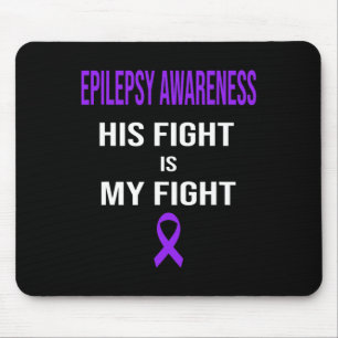 Sein Kampf ist mein Lila Kampf gegen Epilepsie Mousepad