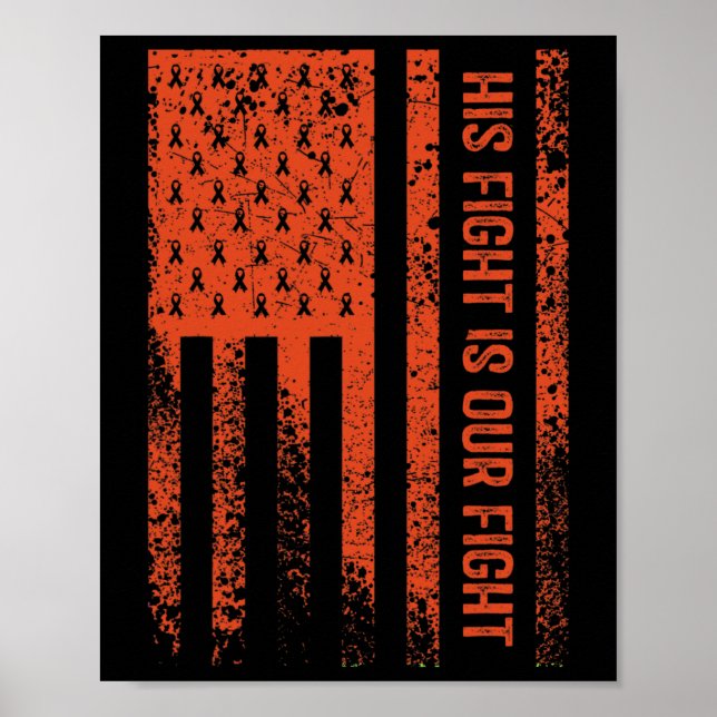 Sein Kampf ist unser Kämpfen RSS Crps Bewusstsein Poster (Vorne)