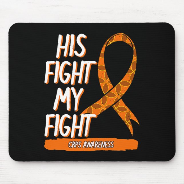 Sein Kampf mein Kampf Crps Bewusstsein Orange Ribb Mousepad (Vorne)
