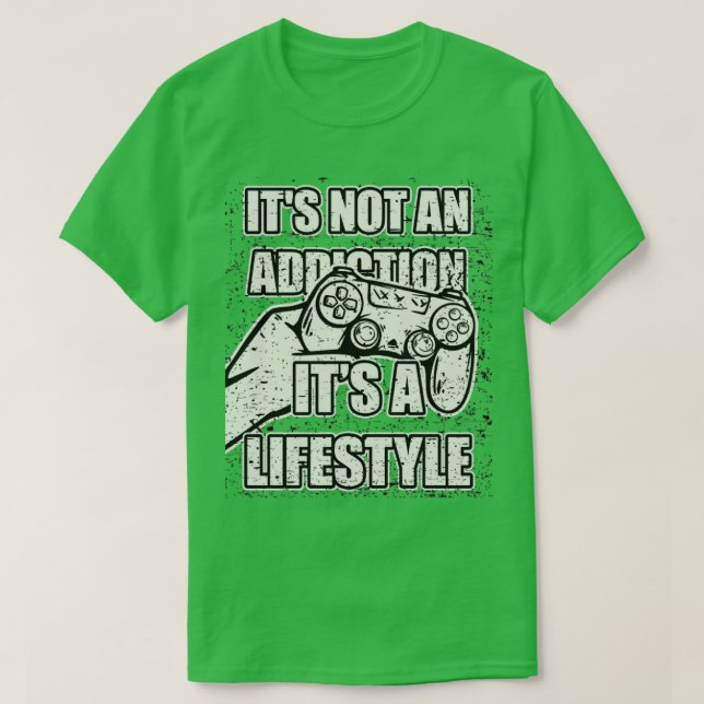 Sein Lebensstil ist kein Adjektiv T-Shirt (Design vorne)