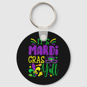 Sein Mardi Gras Yall Mardi Gras Party Maskenkostüm Schlüsselanhänger