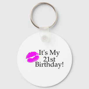 Sein mein 21. Geburtstag (Kuss) Schlüsselanhänger