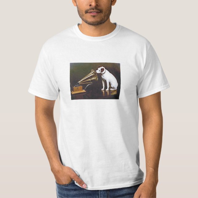 Sein Meister spricht den Hund an T-Shirt (Vorderseite)
