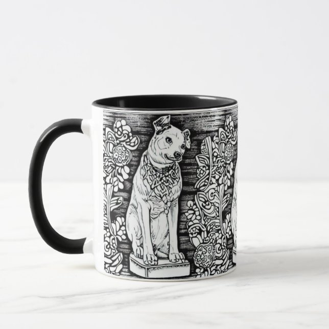 Sein Meister Voice Floral Nipper Tasse (Links)