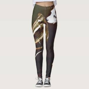 Sein Meister Voice Nipper Der Hund Leggings