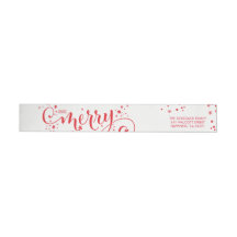 SEIN MERRY HOLIDAY Dekoration whimsical rotes Skri