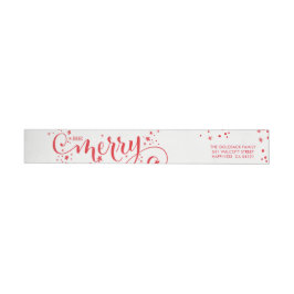 SEIN MERRY HOLIDAY Dekoration whimsical rotes Skri