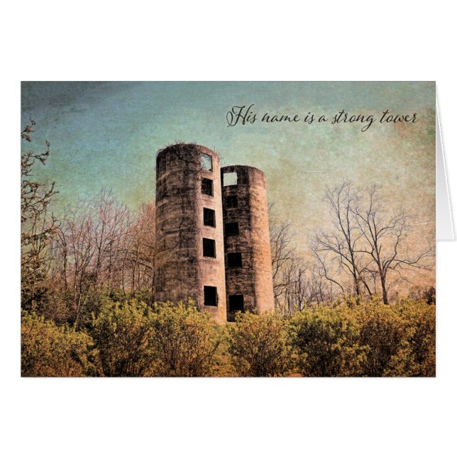 Sein Name ist ein starker Turm Parakaleo-Notenkart (Vorderseite (Horizontal))
