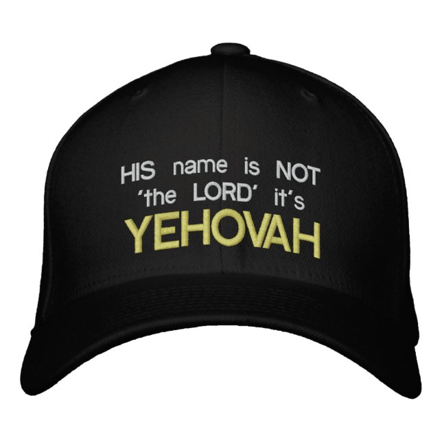 Sein Name ist NICHT die schwarze Kappe der LORD (Vorderseite)