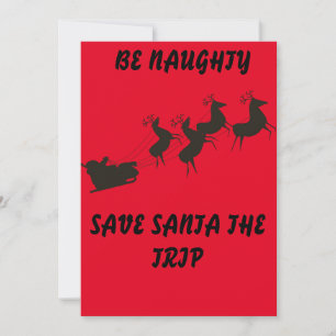 SEIN NAUGHTY GERETTET SANTA DER REISE