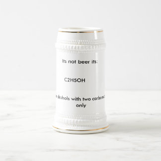 Sein nicht sein Bier: , C2H5OH, warnend: für Bierglas