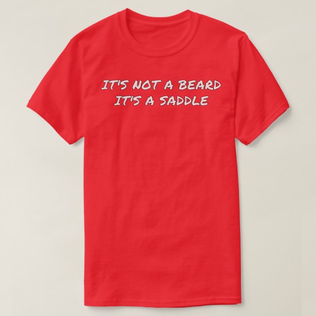 Sein nicht zu einem Bart gehörendes, gepflegtes De T-Shirt (Design vorne)