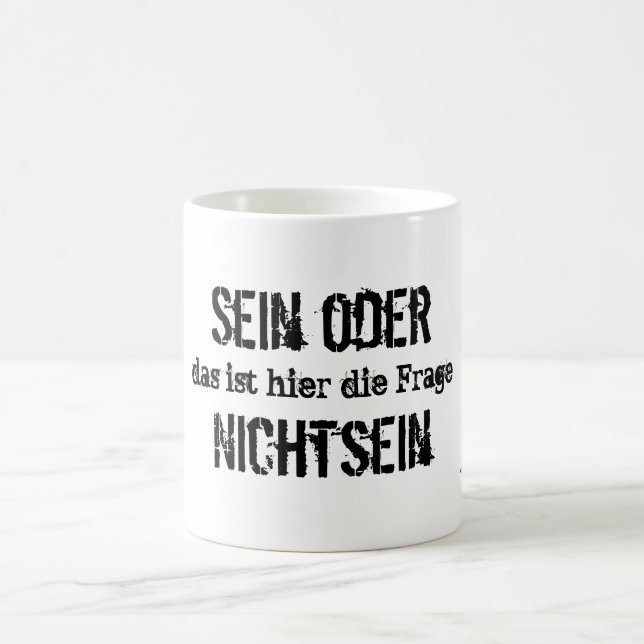 Sein oder Nichtsein Mug (Centre)