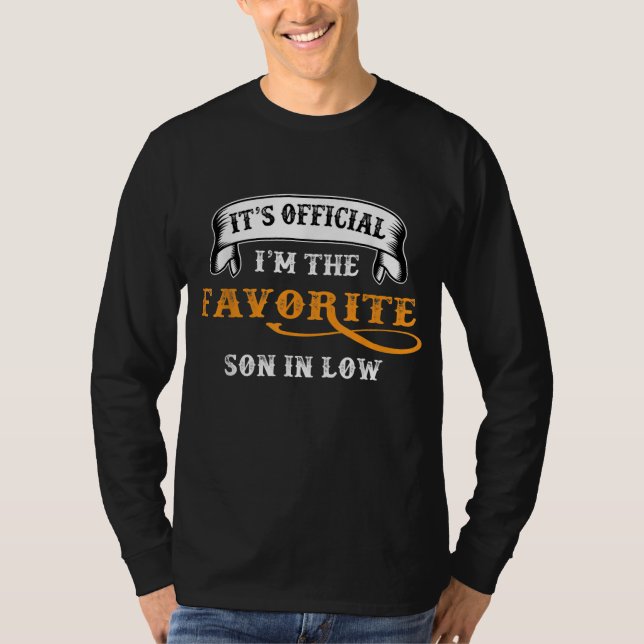 Sein Offizielles Ich bin der Lieblingsjunge im Jur T-Shirt (Vorderseite)