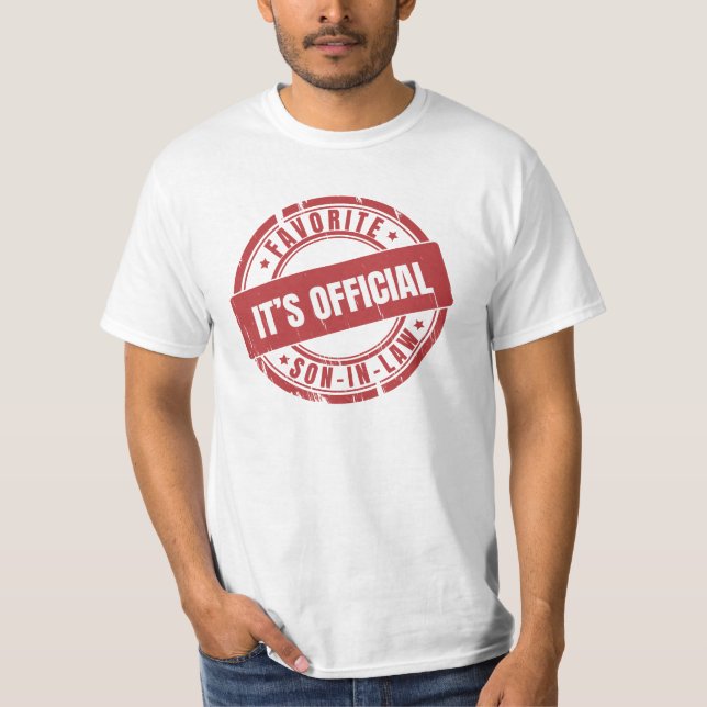 Sein Offizielles Leben im Lieblingssöhne des Recht T-Shirt (Vorderseite)