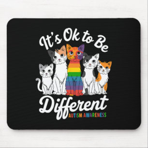 Sein Ok, ein anderes Cat Puzzle Niedlich Autismus  Mousepad