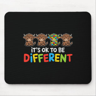 Sein Ok, eine andere Kuh Heifer Autismus Bewusstse Mousepad