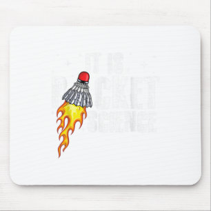 Sein Racket Science Graphic Badminton Player Shutt Mousepad