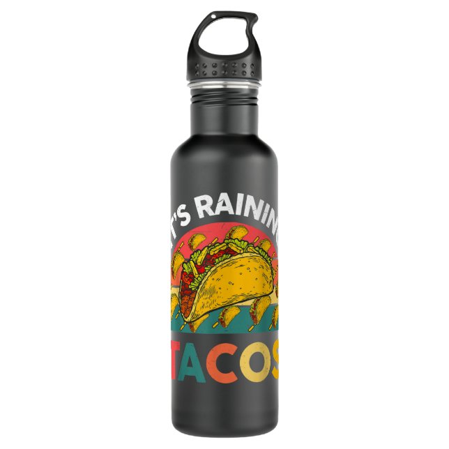 Sein ruhendes Taco Shirt Kinder Jungen Kleinkind F Edelstahlflasche (Vorderseite)