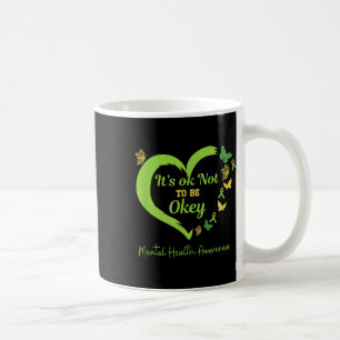 Sein Schlüssel, nicht Ok Schmetterlinge Mentals Ge Kaffeetasse
