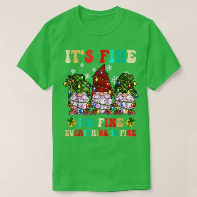 Sein schönes Ich alles ist schön Weihnachten 1 T-Shirt (Design vorne)