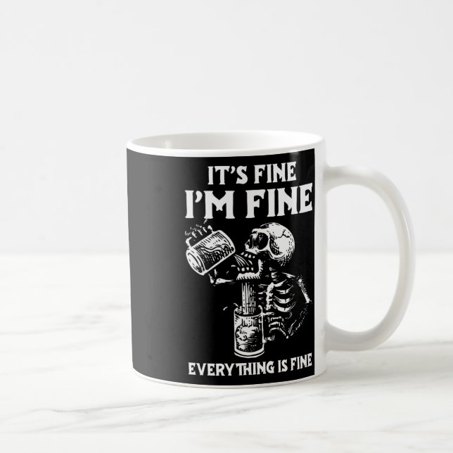 Sein schönes Ich in Fine Everything schönes Hallow Kaffeetasse (Rechts)