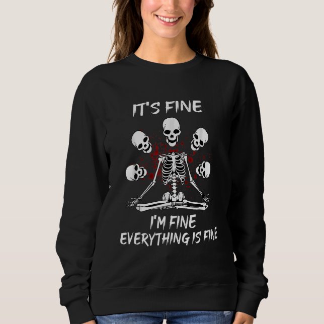 Sein schönes Ich in Fine Everything schönes Hallow Sweatshirt (Vorderseite)